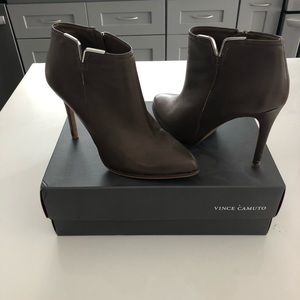 Ankle heeled booties